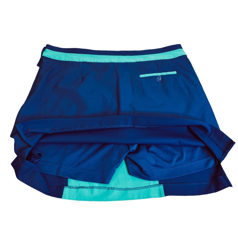EP Pro Golf Womens Golf Skort Skirt Size 12 Blue-Aqua Pockets - Picture 3 of 12